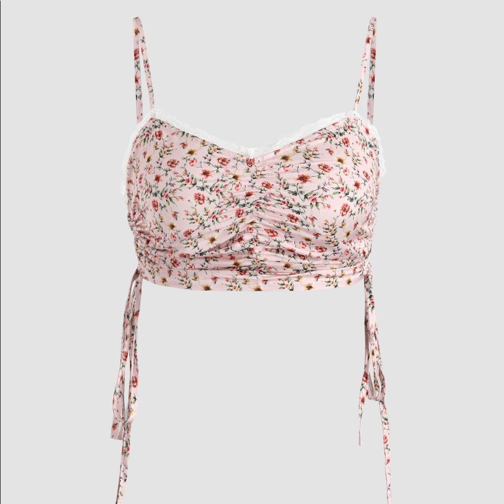 Cider Ditsy Lace Cami Top